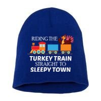 Expert Napper Gravy Lovers Turkey Feast Turkey Train Meaningful Gift Short Acrylic Beanie