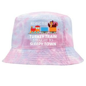 Expert Napper Gravy Lovers Turkey Feast Turkey Train Meaningful Gift Tie-Dyed Bucket Hat