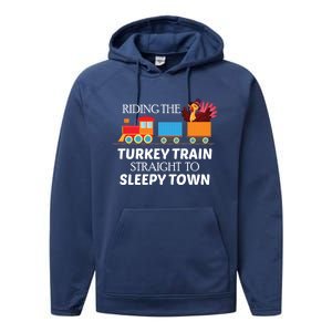 Expert Napper Gravy Lovers Turkey Feast Turkey Train Meaningful Gift Performance Fleece Hoodie