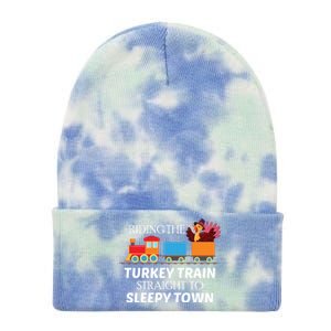 Expert Napper Gravy Lovers Turkey Feast Turkey Train Meaningful Gift Tie Dye 12in Knit Beanie