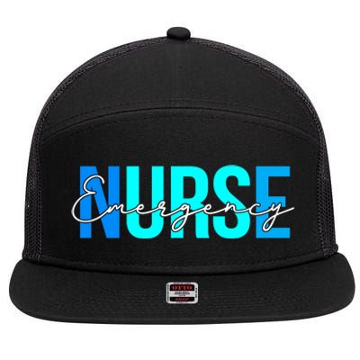  Emergency Nurse Gifts For Nursing Student 7 Panel Mesh Trucker Snapback Hat