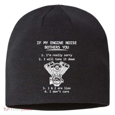 Engine Noise Bothering You I Don't Care Sustainable Beanie