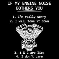 Engine Noise Bothering You I Don't Care Baby Bodysuit