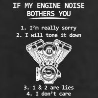 Engine Noise Bothering You I Don't Care Golf Towel