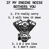 Engine Noise Bothering You I Don't Care Garment-Dyed Sweatshirt