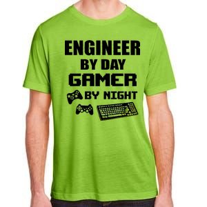 Engineer By Day Gamer By Night Adult ChromaSoft Performance T-Shirt