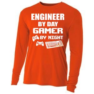 Engineer By Day Gamer By Night Cooling Performance Long Sleeve Crew