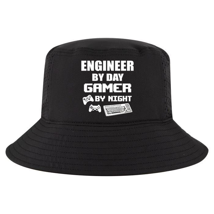 Engineer By Day Gamer By Night Cool Comfort Performance Bucket Hat