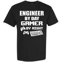Engineer By Day Gamer By Night Garment-Dyed Heavyweight T-Shirt