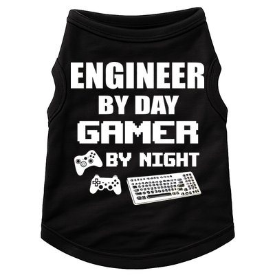 Engineer By Day Gamer By Night Doggie Tank
