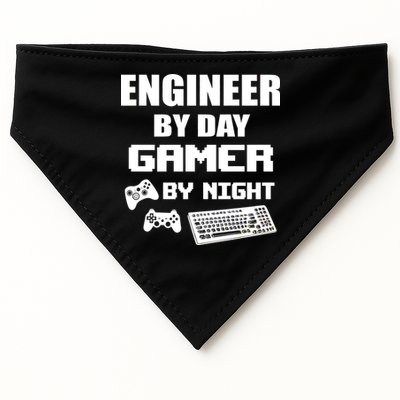 Engineer By Day Gamer By Night USA-Made Doggie Bandana