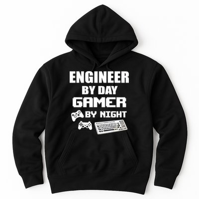 Engineer By Day Gamer By Night Hoodie