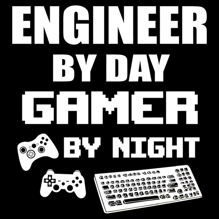 Engineer By Day Gamer By Night Tall T-Shirt