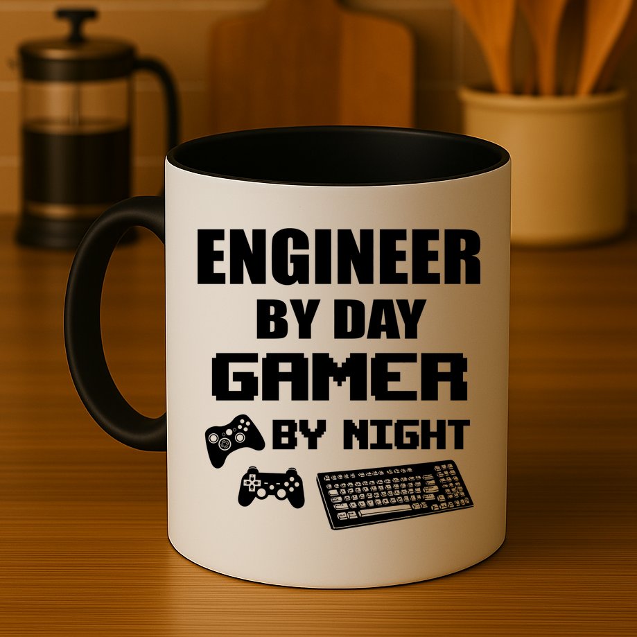 Engineer By Day Gamer By Night Mug