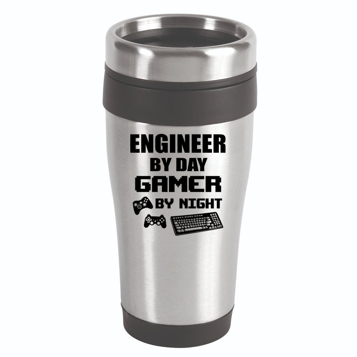 Engineer By Day Gamer By Night 16oz Travel Tumbler