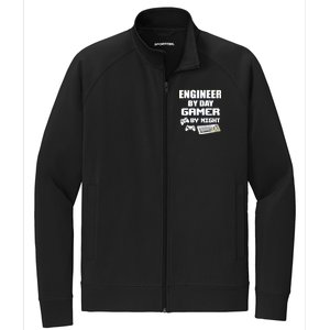 Engineer By Day Gamer By Night Stretch Full-Zip Cadet Jacket