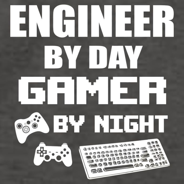 Engineer By Day Gamer By Night Vector Backpack