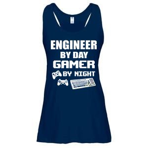 Engineer By Day Gamer By Night Ladies Essential Flowy Tank