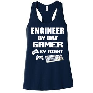 Engineer By Day Gamer By Night Women's Racerback Tank