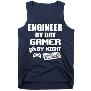 Engineer By Day Gamer By Night Tank Top