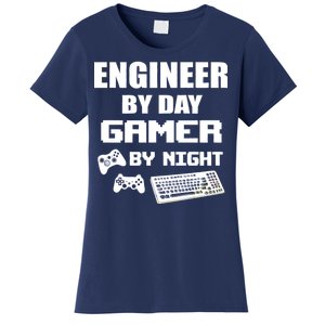 Engineer By Day Gamer By Night Women's T-Shirt