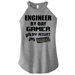 Engineer By Day Gamer By Night Women's Perfect Tri Rocker Tank