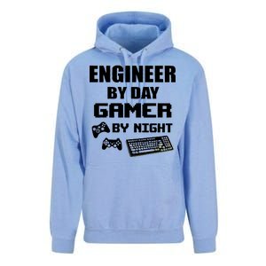 Engineer By Day Gamer By Night Unisex Surf Hoodie