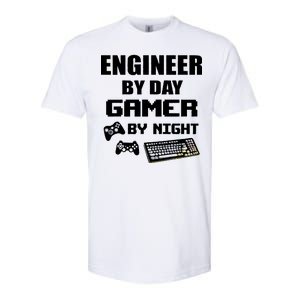 Engineer By Day Gamer By Night Softstyle CVC T-Shirt