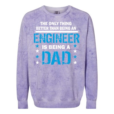 Engineer Dad Colorblast Crewneck Sweatshirt