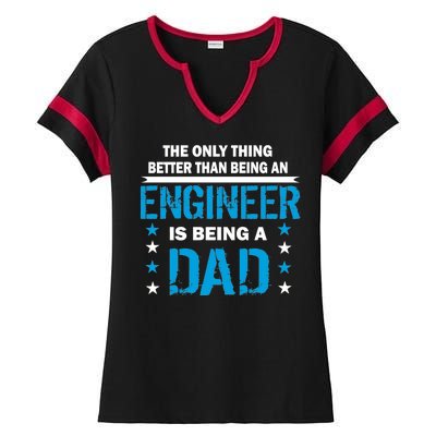 Engineer Dad Ladies Halftime Notch Neck Tee