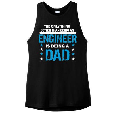 Engineer Dad Ladies PosiCharge Tri-Blend Wicking Tank