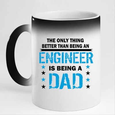 Engineer Dad 11oz Black Color Changing Mug