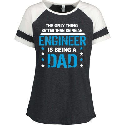 Engineer Dad Enza Ladies Jersey Colorblock Tee