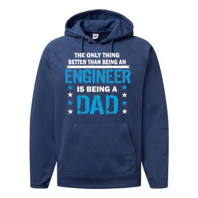 Engineer Dad Performance Fleece Hoodie