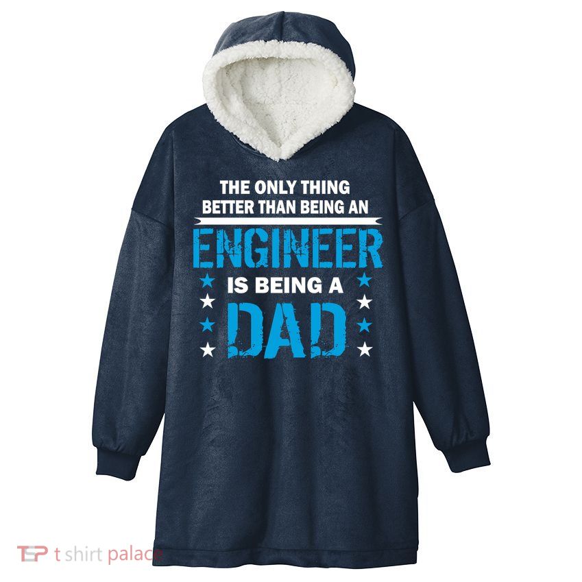 Engineer Dad Hooded Wearable Blanket