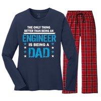 Engineer Dad Women's Long Sleeve Flannel Pajama Set 