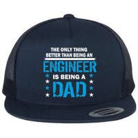 Engineer Dad Flat Bill Trucker Hat