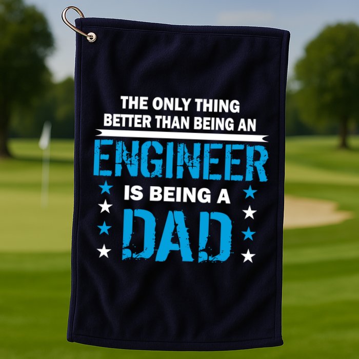 Engineer Dad Golf Towel