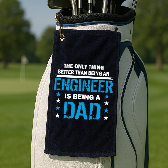 Engineer Dad Golf Towel