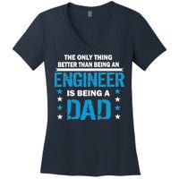 Engineer Dad Women's V-Neck T-Shirt