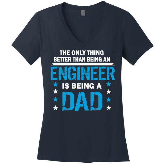 Engineer Dad Women's V-Neck T-Shirt