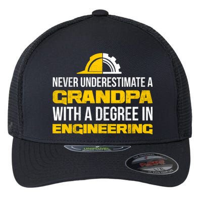 Engineer Grandpa  Flexfit Unipanel Trucker Cap