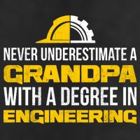 Engineer Grandpa  Adult Drive Performance Visor