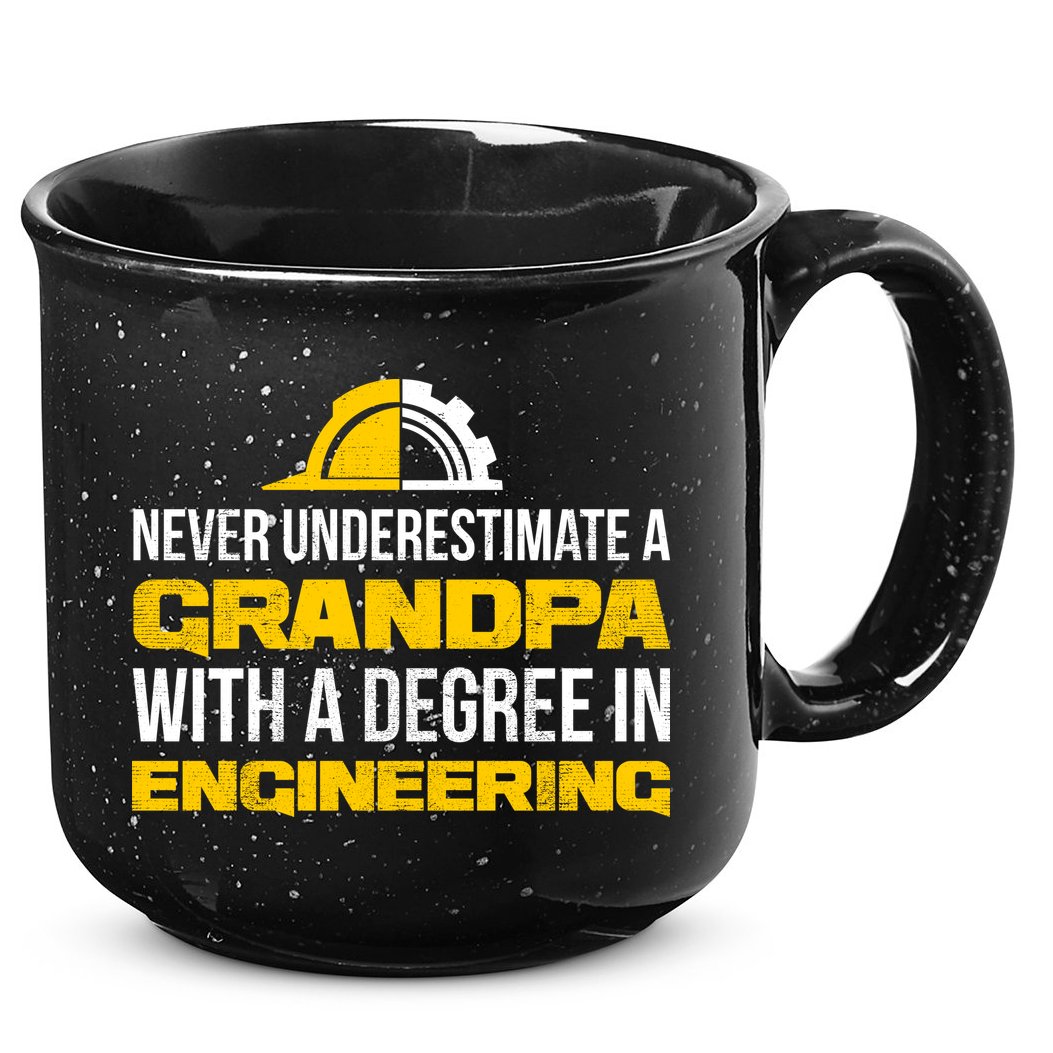 Engineer Grandpa  15oz Campfire Ceramic Mug