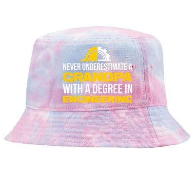 Engineer Grandpa  Tie-Dyed Bucket Hat