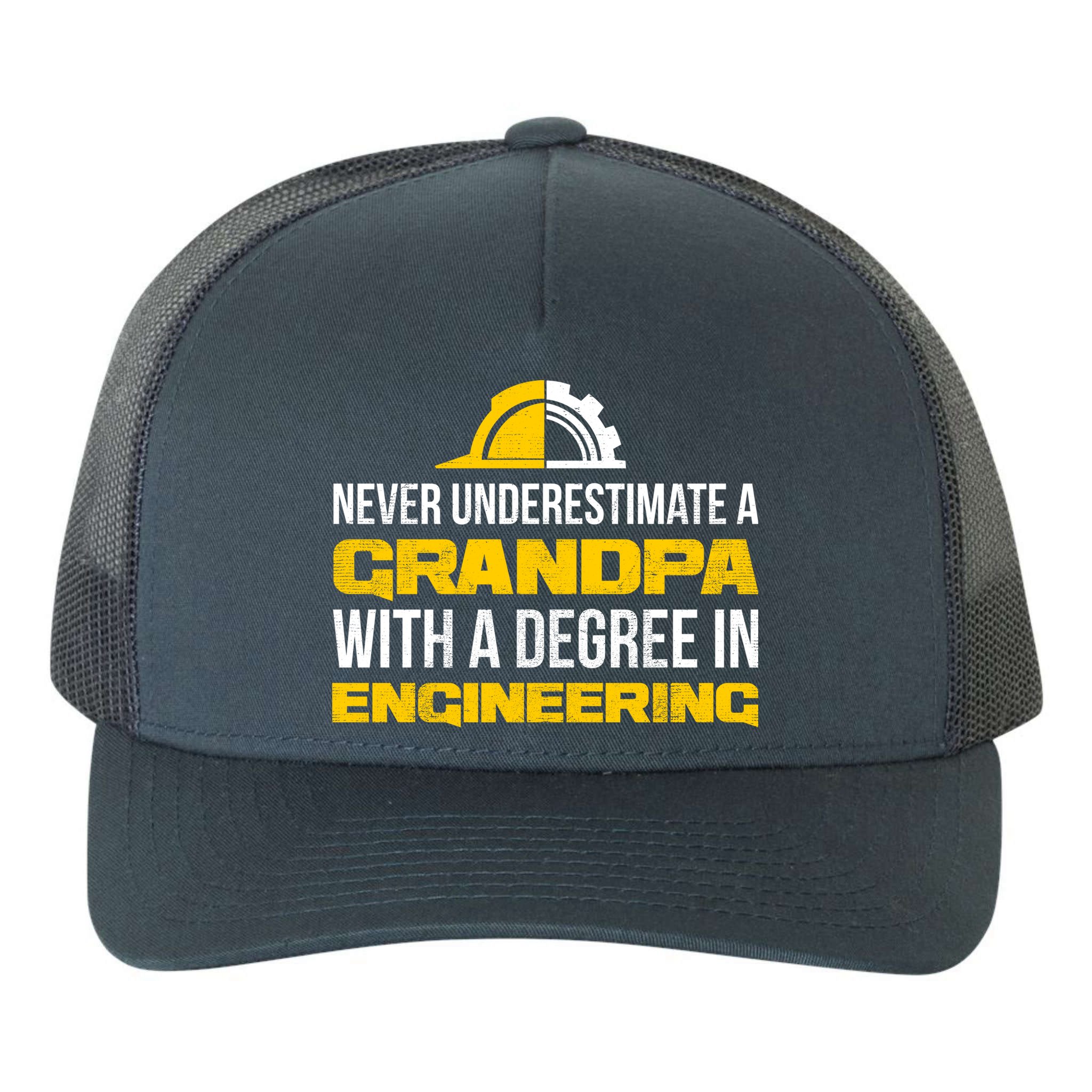 Engineer Grandpa  Yupoong Adult 5-Panel Trucker Hat