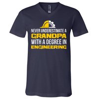 Engineer Grandpa  V-Neck T-Shirt