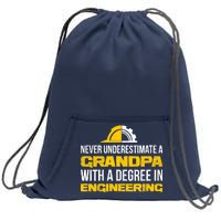 Engineer Grandpa  Sweatshirt Cinch Pack Bag