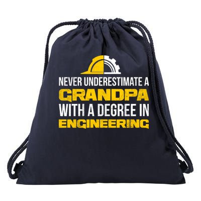 Engineer Grandpa  Drawstring Bag