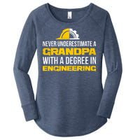 Engineer Grandpa  Women's Perfect Tri Tunic Long Sleeve Shirt